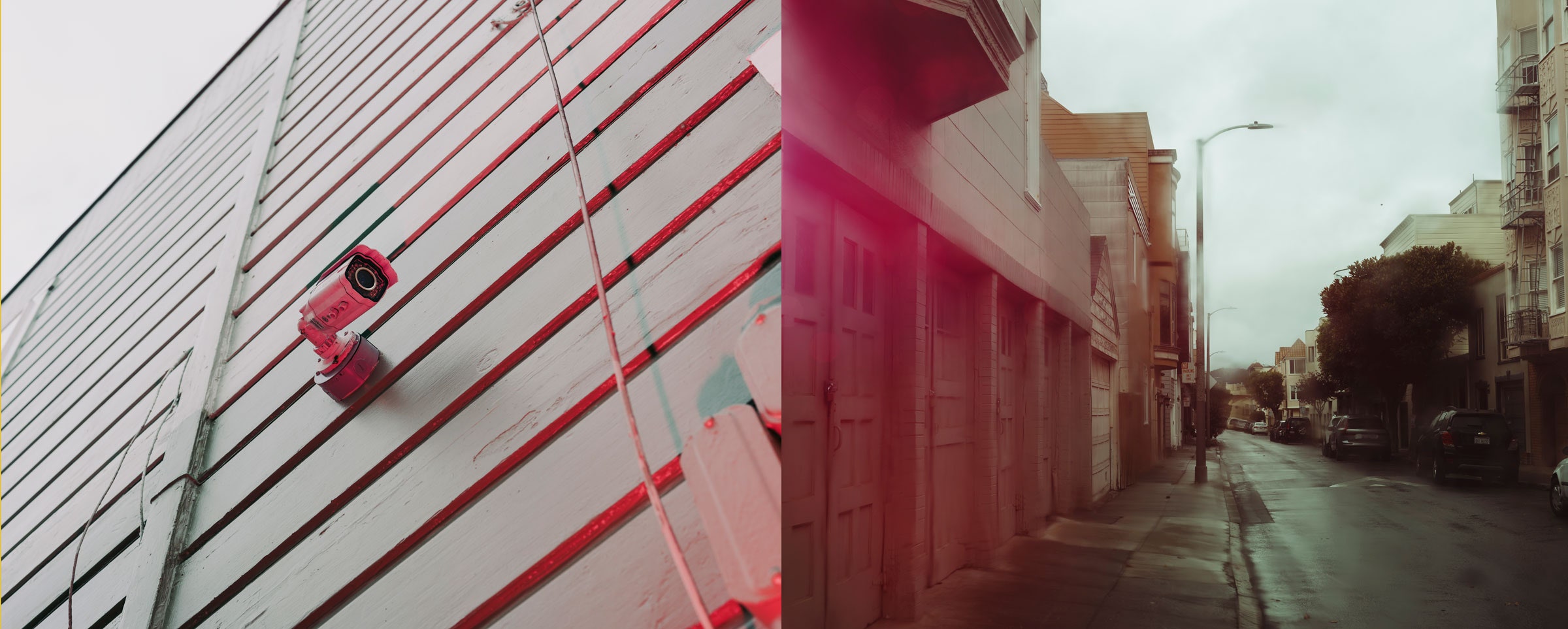 The security cameras at the Laundromat at Laguna Street and Magnolia Street in the Marina District in San Francisco...